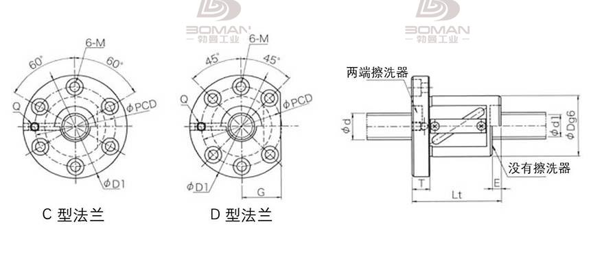 KURODA GR5010BS-DALR 日本黑田精工丝杠钢珠安装方法