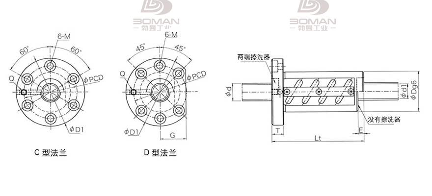 KURODA GR4010DT-DALR 日本黑田精工丝杠钢珠安装方法