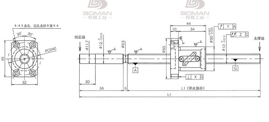 KURODA GG1205DS-BALR-0305A 黑田精工丝杆是什么材质