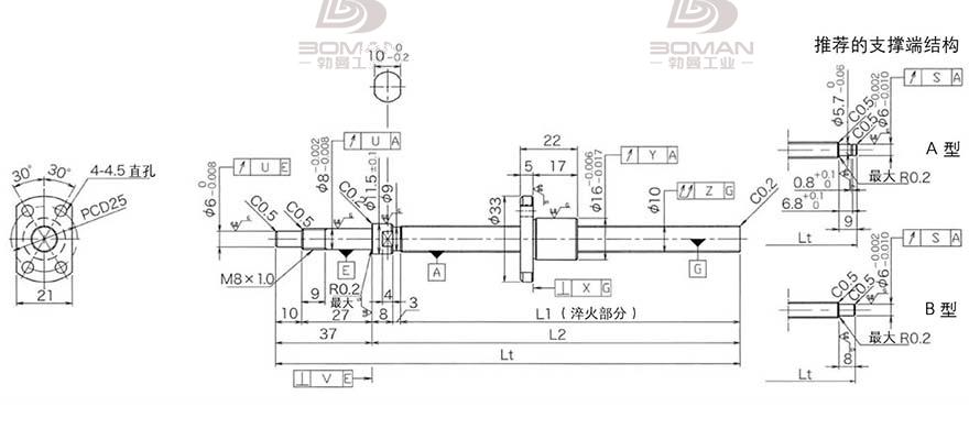 KURODA DP1002JS-HDNR-0220B-C3S 日本黑田丝杆怎么装珠子