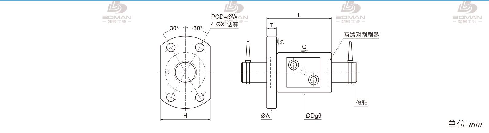 PMI FSMW00801X-2.5P PMI丝杆型号介绍